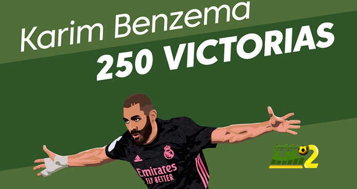 كريم بنزيما .. 250 فوز مع ريال مدريد في الليغا