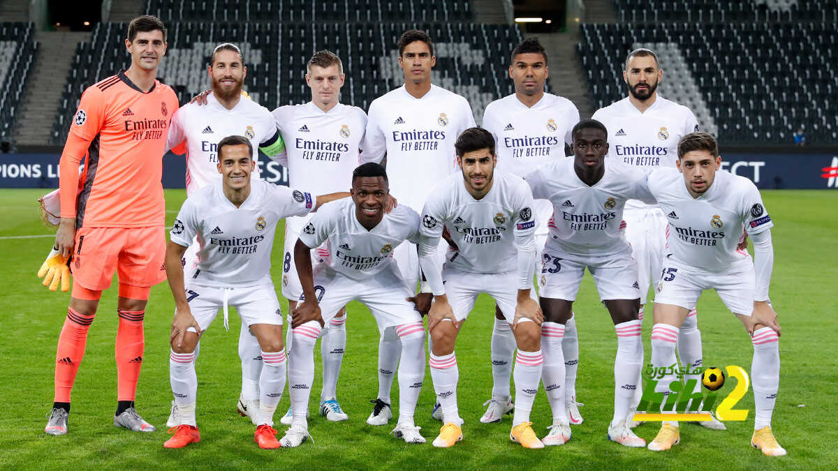 سيطرة واضحة من ريال مدريد على مونشنغلادباخ بعد مرور 10 دقائق