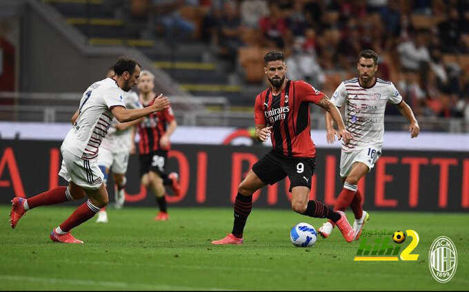 جيرو يتألق مع الميلان في الدوري الإيطالي