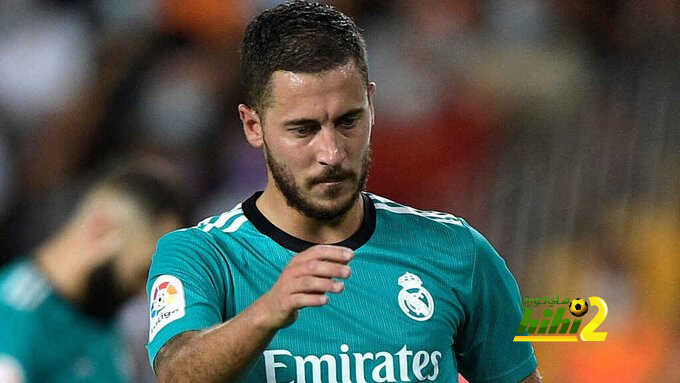 رقم سلبي لهازارد مع ريال مدريد