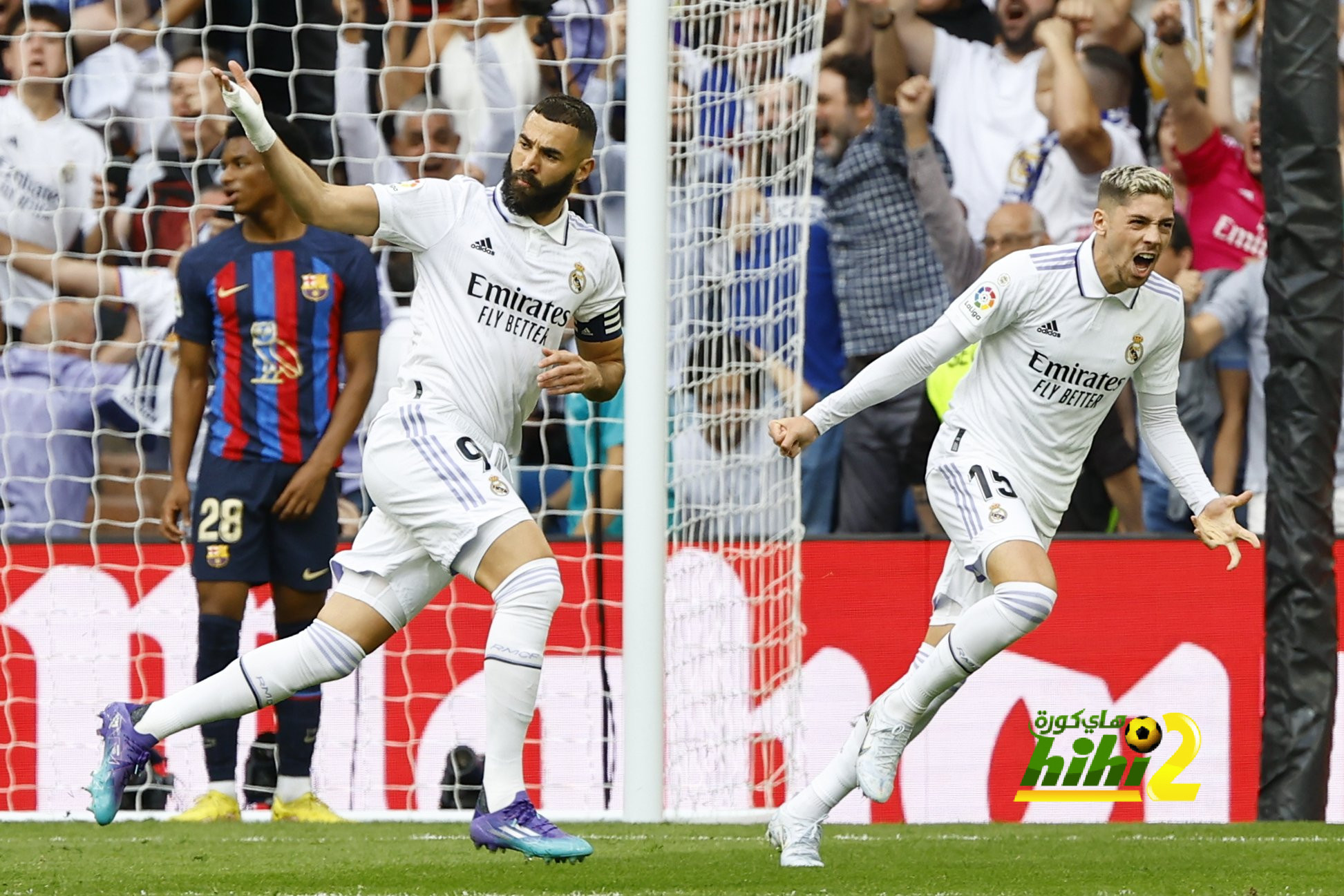 ترتيب الليجا بعد تقدم ريال مدريد في الشوط الأول على برشلونة