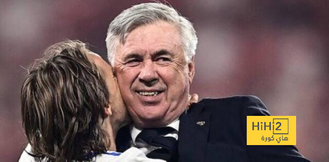 أنشيلوتي كلمة السر في تجديد عقد مودريتش