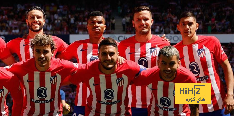 نتائج آخر 5 مباريات لـ أتليتكو مدريد قبل مواجهة ألافيس