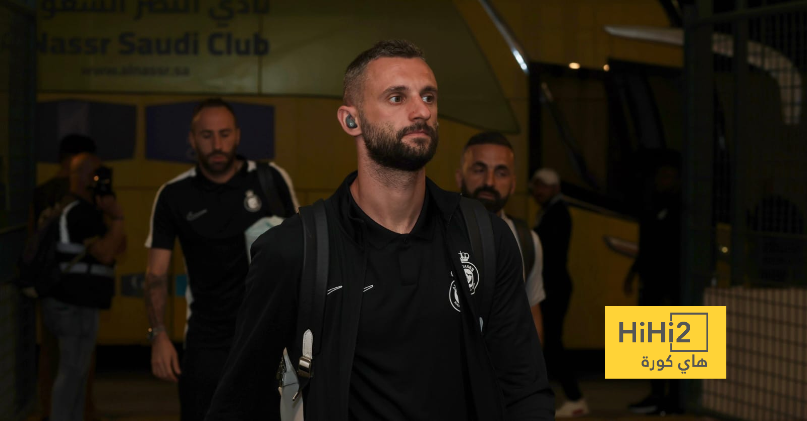 النصر يصل ملعب مباراة الخليج