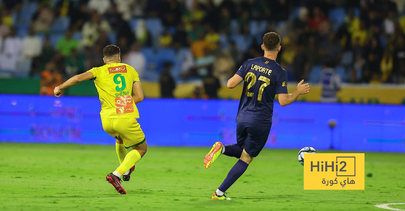 إحصائيات الشوط الأول بين النصر والخليج