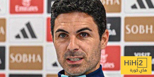 أرتيتا يكشف موقف لاعب أرسنال من مواجهة باريس سان جيرمان
