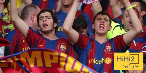 فيديو.. طرد مشجعي مدريد من مدرجات برشلونة