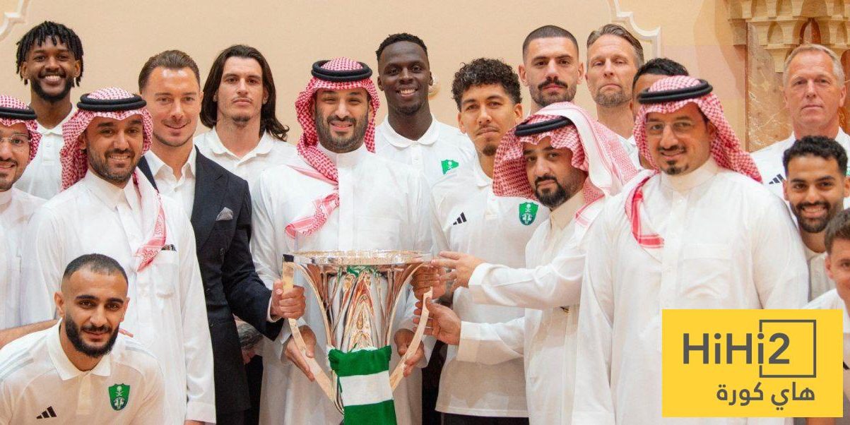 بالصور.. ولي العهد يحتفي بأبطال الأهلي بعد الإنجاز الآسيوي