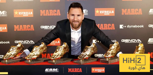 برشلونة يتفوق على ريال مدريد في جائزة الحذاء الذهبي