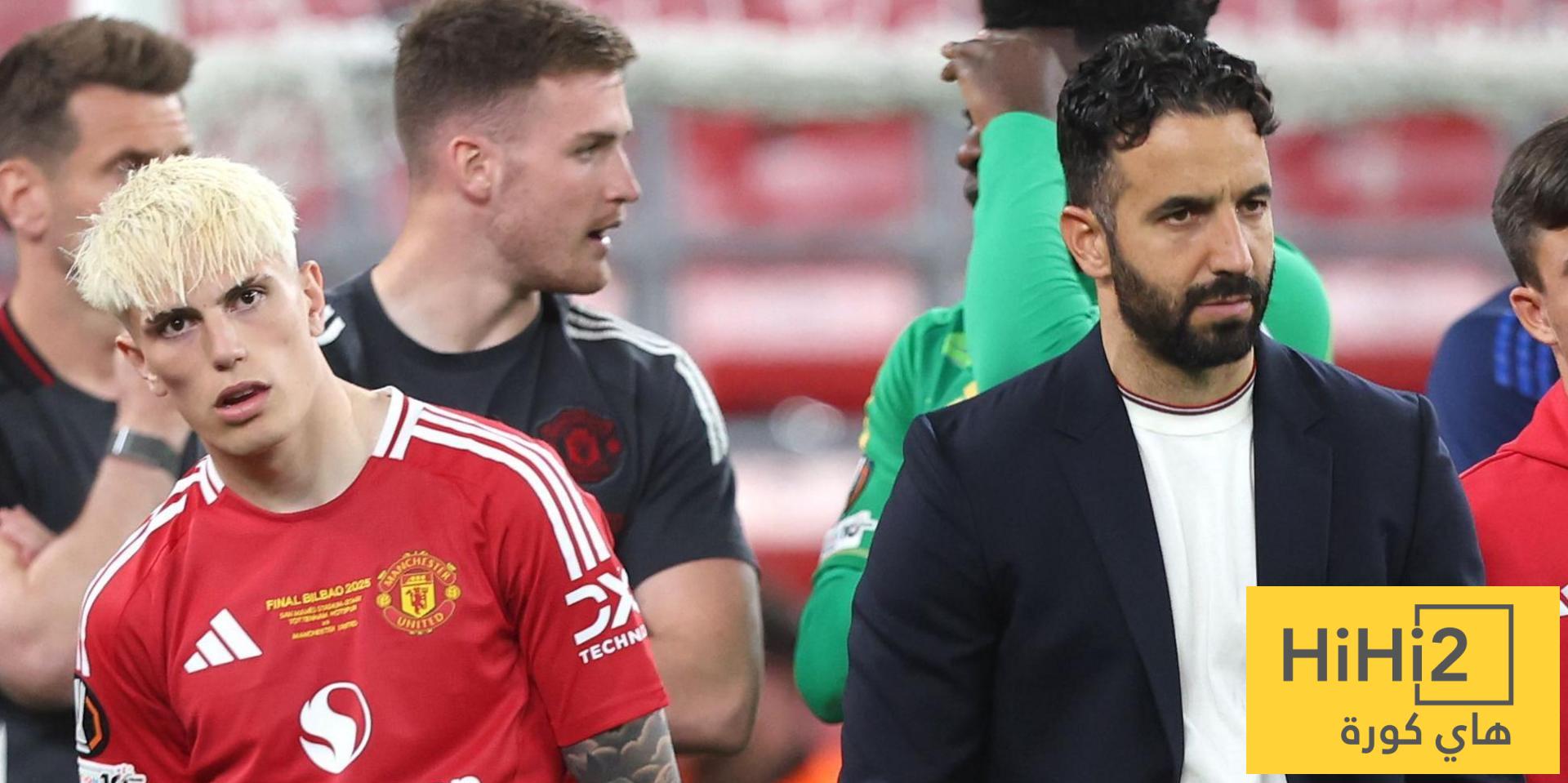 قلق في مانشستر يونايتد بسبب موقف أموريم مع غارناتشو