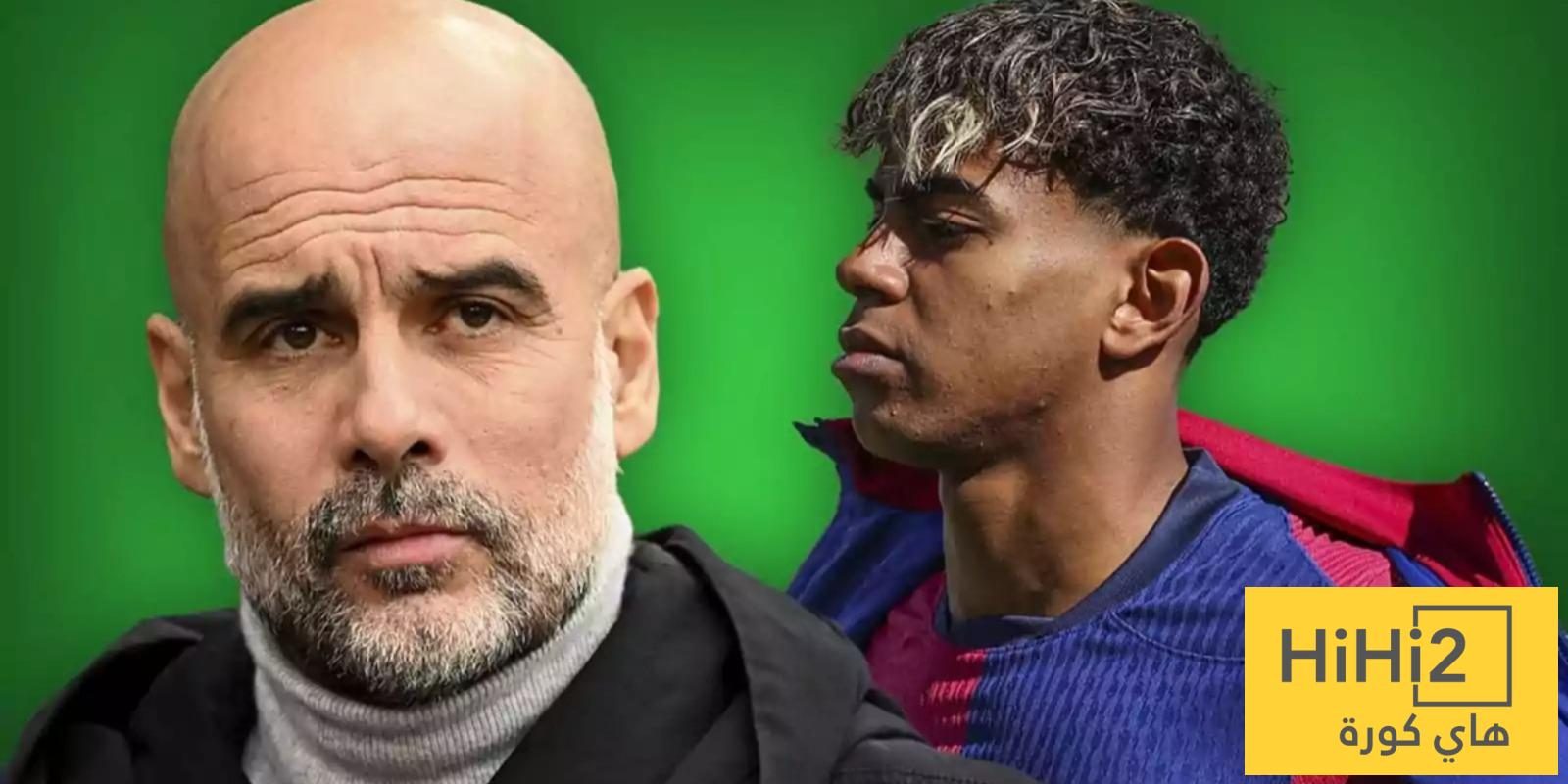 غوارديولا: أود تدريب لامين يامال… ولكن!