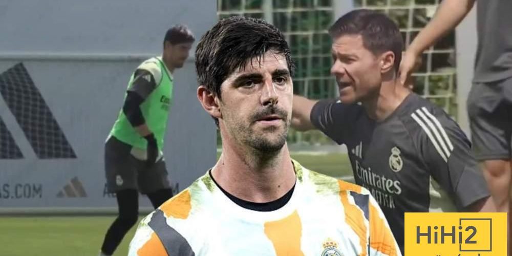 ألونسو يفاجئ كورتوا بهذا الطلب في التدريب الأول!