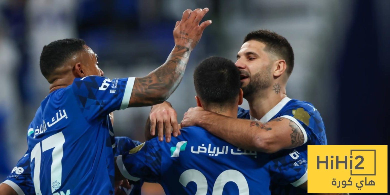 الرسم التكتيكي لتشكيلة الهلال ضد الريال