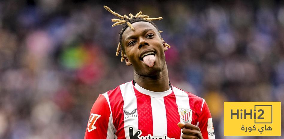 أول تعليق من نيكو ويليامز بعد تجديد عقده مع أتليتك بلباو