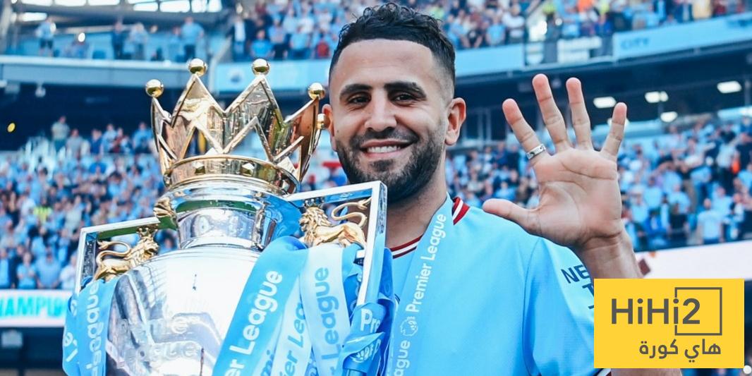 مانشستر سيتي يحيي ذكرى تعاقده مع رياض محرز