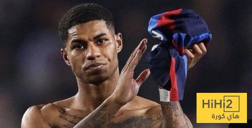 أول مباراة لراشفورد مع برشلونة