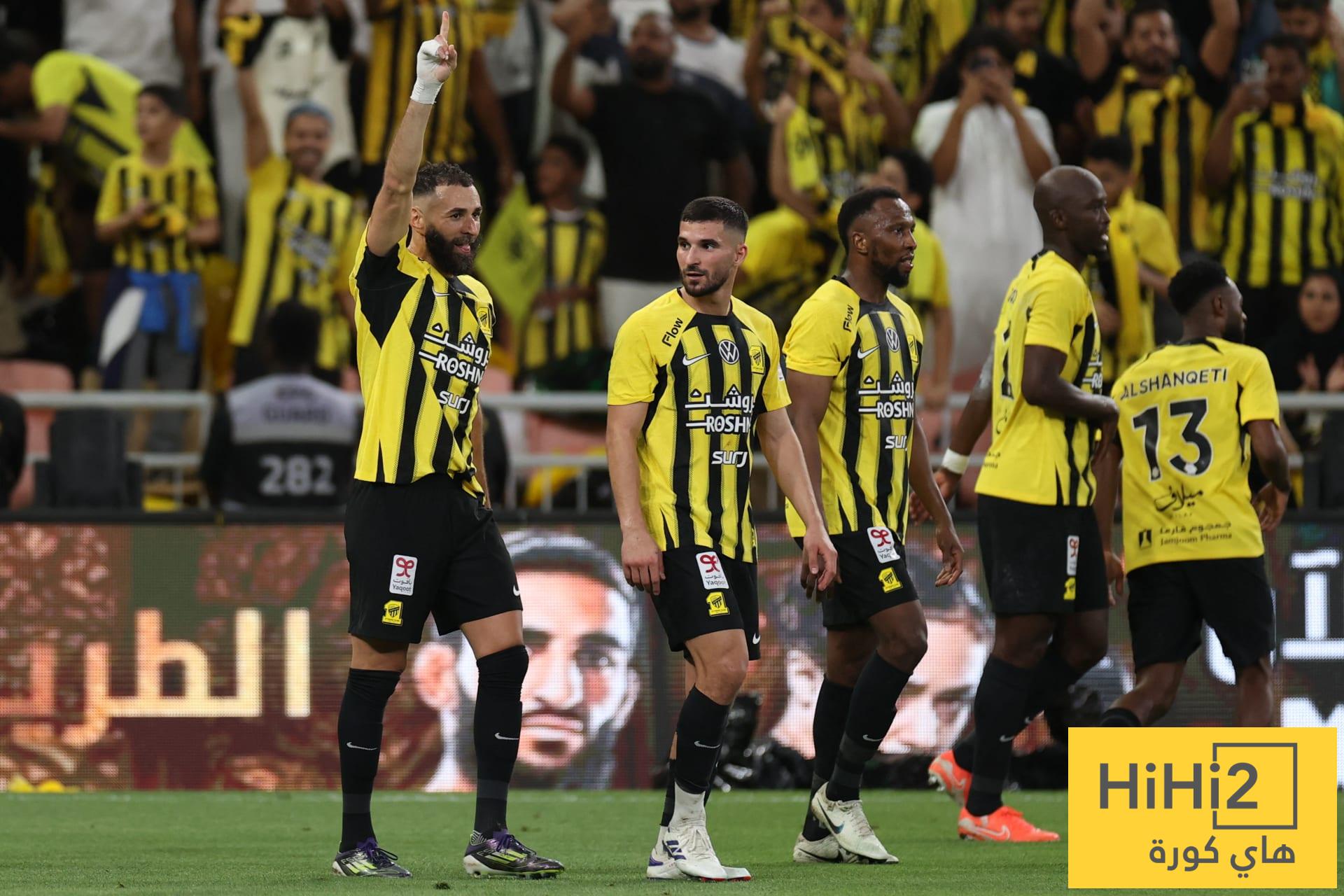 الاتحاد يتقدم على الشباب بهدفًا نظيفًا الاتحاد يتقدم على الشباب بهدفًا نظيفًا