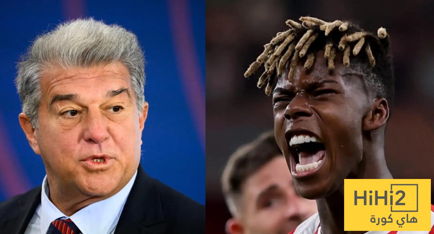 لأول مرة.. لابورتا يخرج عن صمته ويكشف سبب فشل التعاقد مع ويليامز ولويس دياز