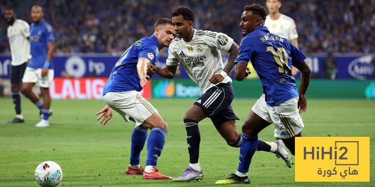 احصائيات مباراة ريال مدريد و أوفييدو في الدوري الإسباني