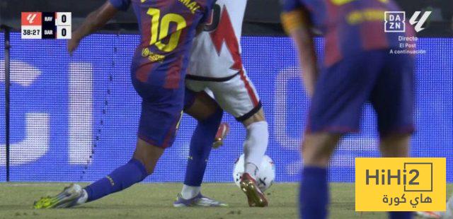 ركلة جزاء برشلونة غير صحيحة