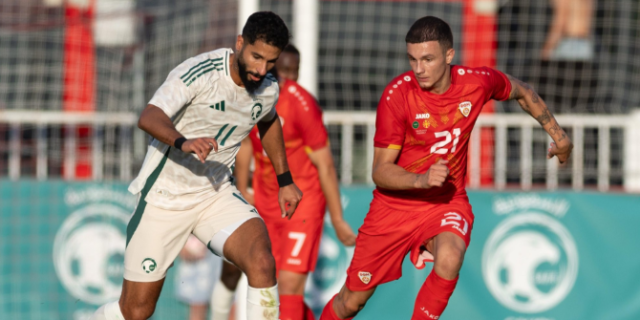 إحصائيات مباراة السعودية ضد مقدونيا.. لمن الغلبة؟