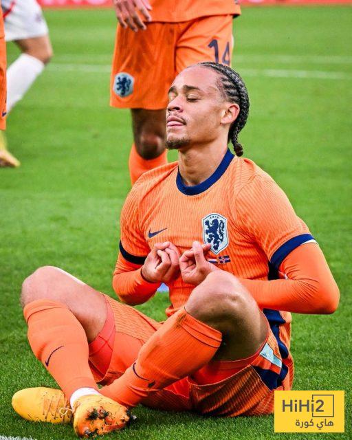 هولندا تتقدم على بولندا في الشوط الأول هولندا تتقدم على بولندا في الشوط الأول