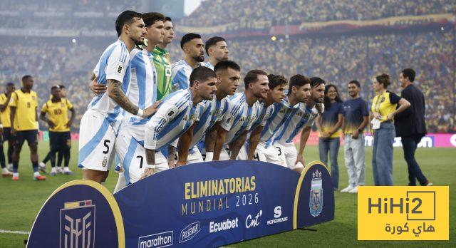 إحصائيات مباراة الأرجنتين والإكوادور في تصفيات مونديال 2026