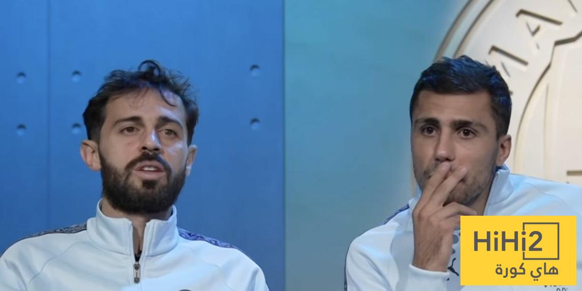 رودري يكشف المرشحين الأبرز للفوز بالدوري الإنجليزي