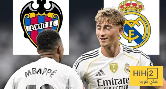 نتائج مميزة لريال مدريد قبل مواجهة ليفانتي