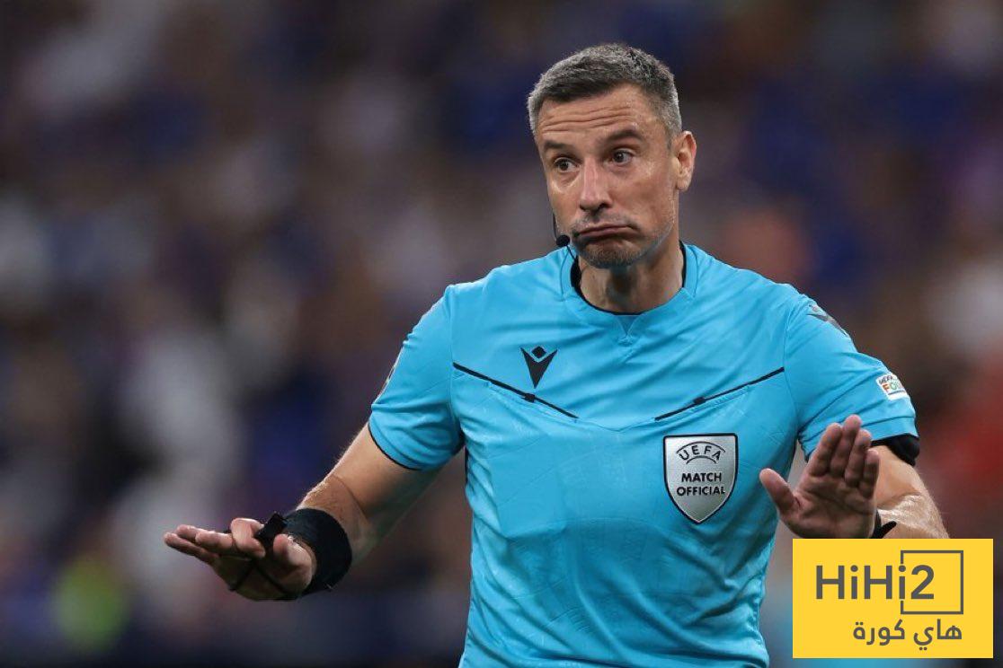 اليويفا يكشف عن حكم مباراة أتلتيكو مدريد وآينتراخت في دوري الأبطال