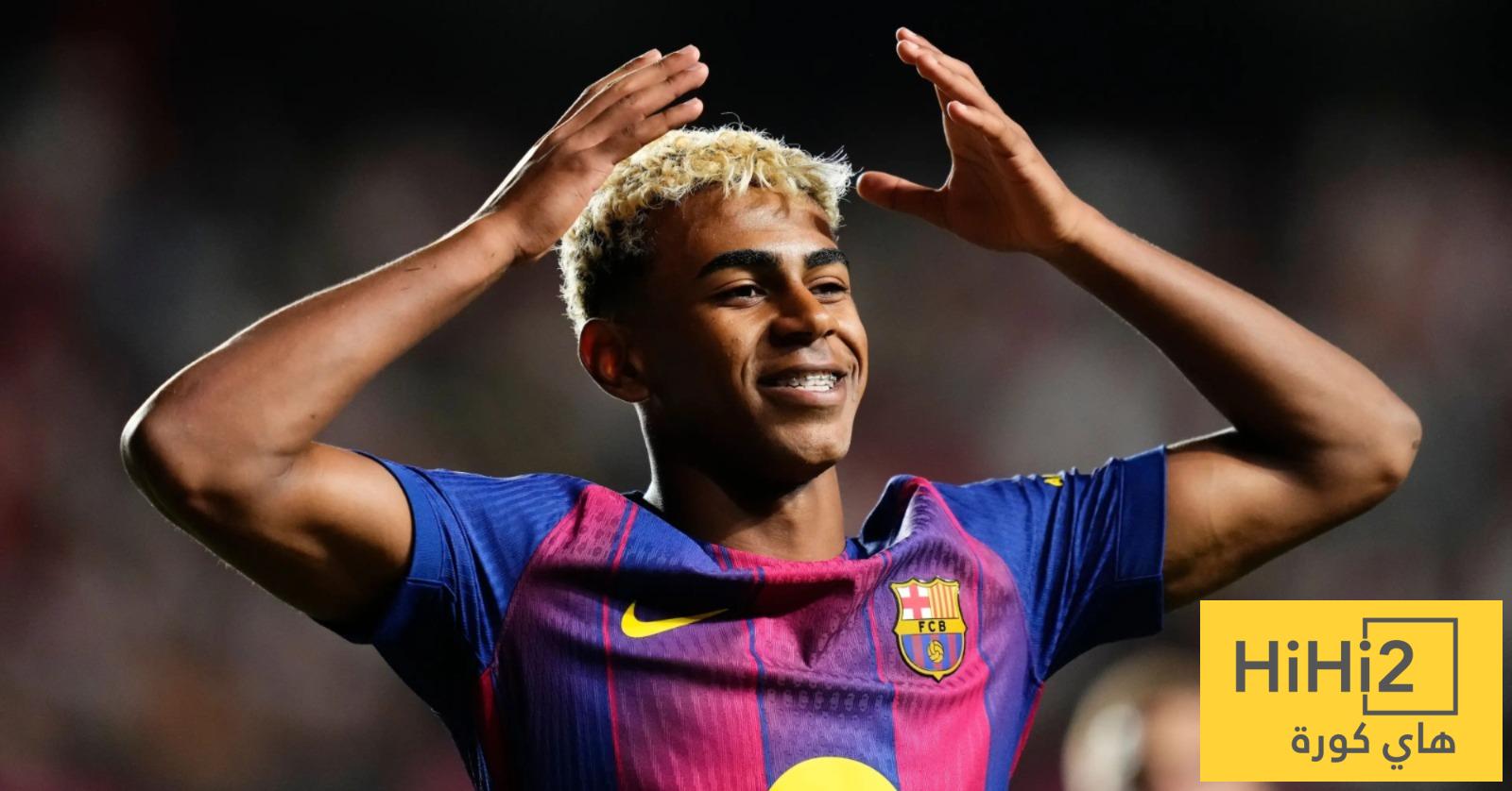 لامين يامال مرشح ليكون اصغر لاعب يختم كرة القدم