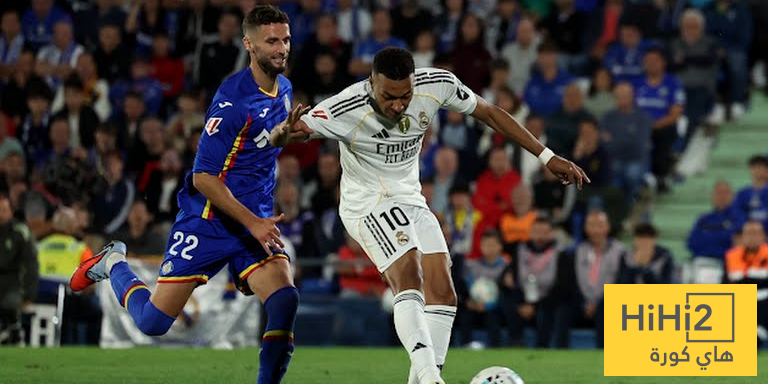 احصائيات مباراة ريال مدريد وخيتافي في الليغا
