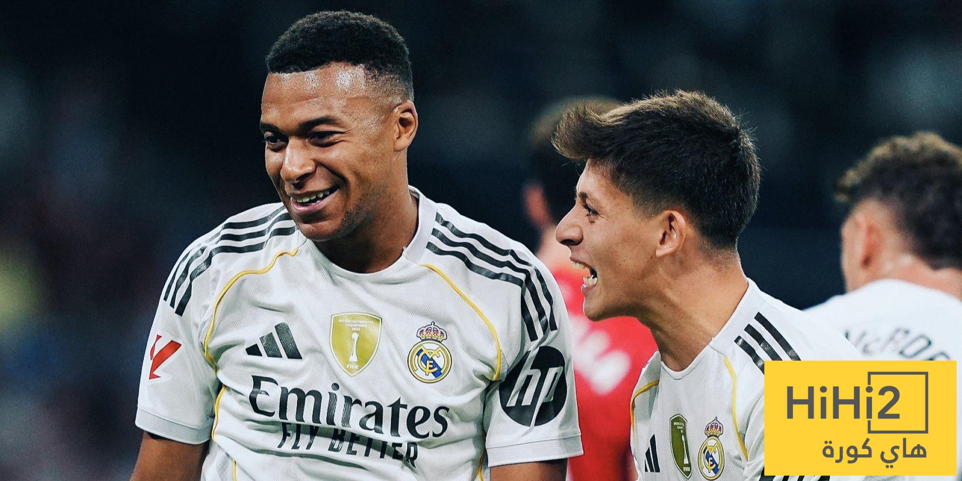 ثنائي ريال مدريد يتصدر الليغا