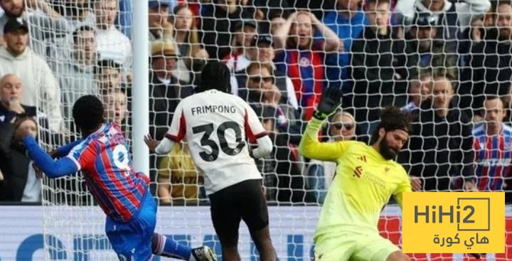 نتائج ليفربول و كريستال بالاس هذا الموسم