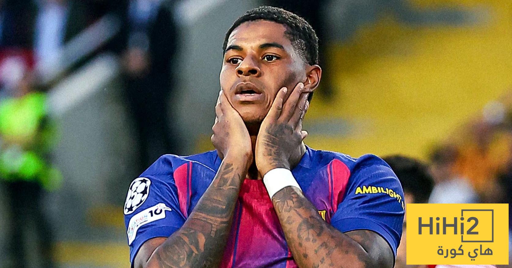 وجهين مختلفين لراشفورد مع برشلونة !