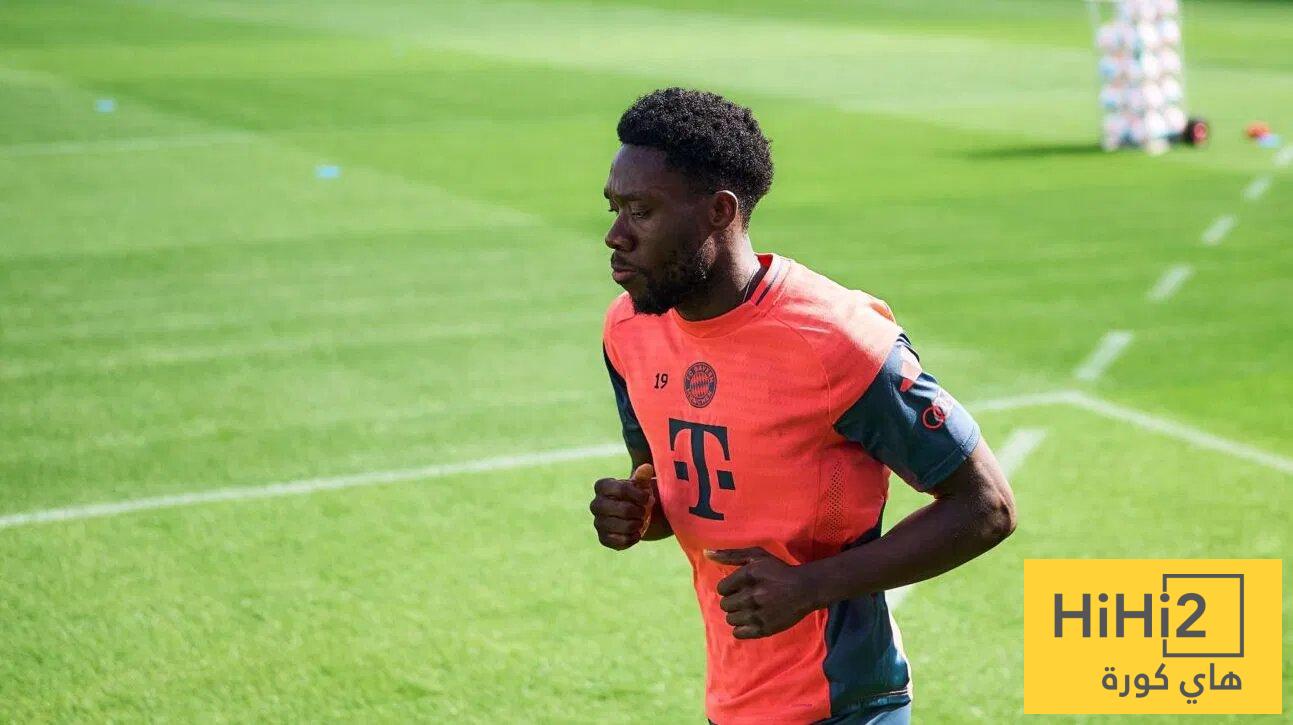 موعد عودة ألفونسو ديفيز لتدريبات بايرن ميونخ