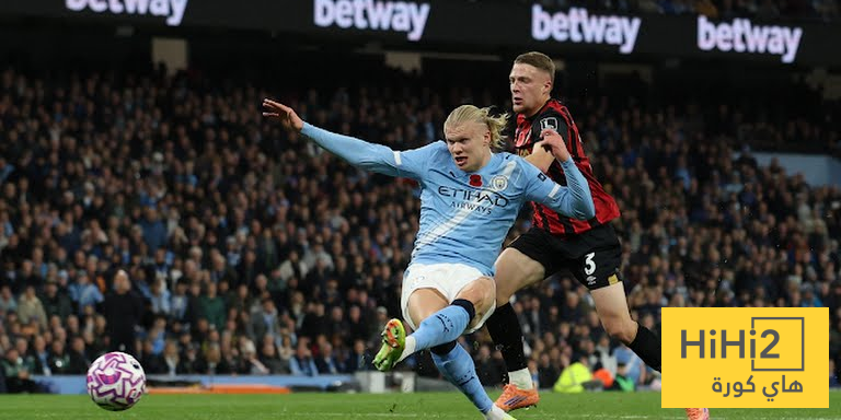 نيوز برو : هالاند يسجل الهدف الاول في شباك بورنموث نيوز برو : هالاند يسجل الهدف الاول في شباك بورنموث