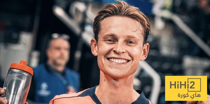 إحصائيات فرينكي دي يونغ في دوري أبطال أوروبا