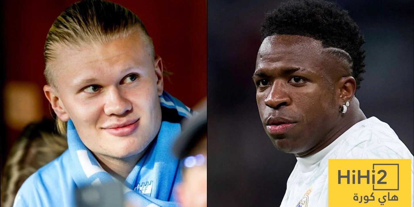 شاهد تشكيلة ريال مدريد و مانشستر سيتي بعد مقايضة فينيسيوس بـ هالاند