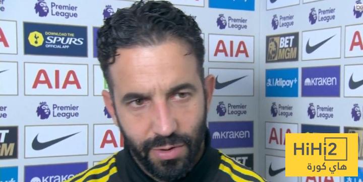 تعليق أموريم بعد التعادل مع توتنهام