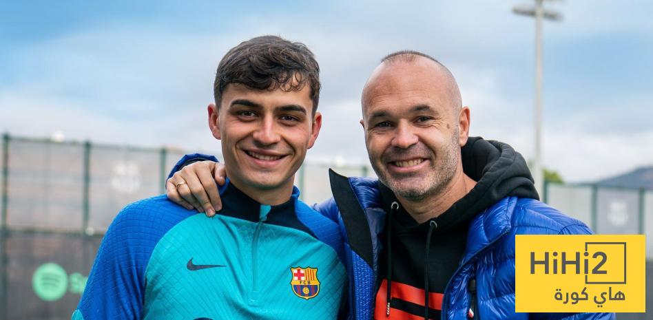 مقال قوي من إنييستا عن بيدري