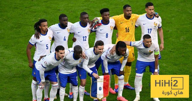 جدول ترتيب مجموعة فرنسا في تصفيات المونديال