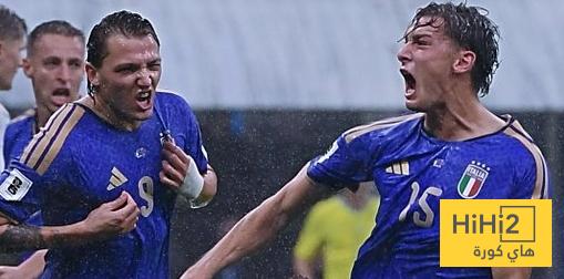 احصائيات الشوط الاول من مباراة ايطاليا ضد النرويج