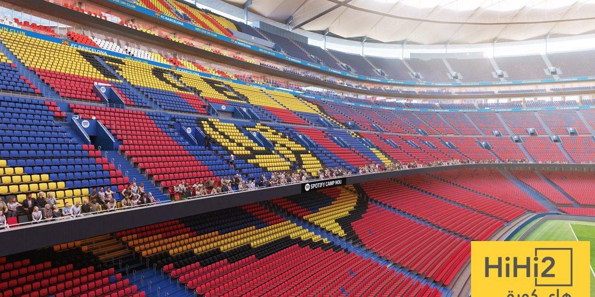 برشلونة يغلق ملعب كامب نو أمام جماهير فرانكفورت