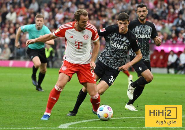 نتائج آخر خمس مباريات بين بايرن ميونيخ وفرايبورج نتائج آخر خمس مباريات بين بايرن ميونيخ وفرايبورج