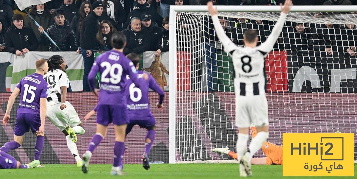 نتائج آخر خمس مباريات بين يوفنتوس وفيورنتينا