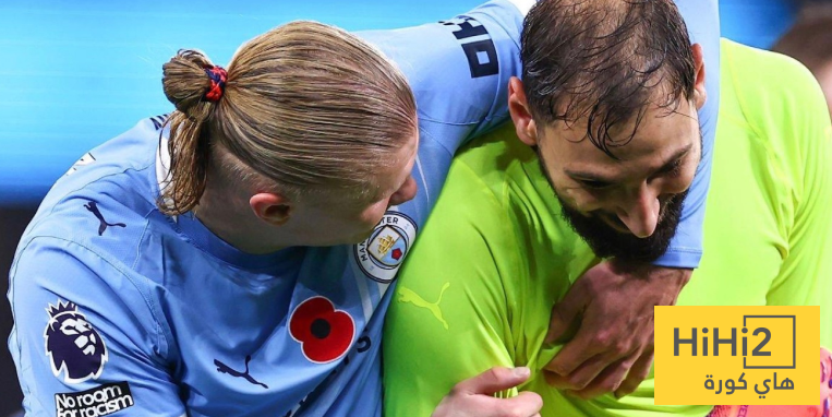 إشادة خاصة من دوناروما بمستوى هالاند