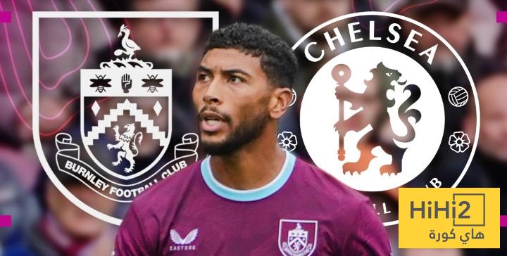 تقييم بيرنلي في الشوط الأول من مباراة تشيلسي