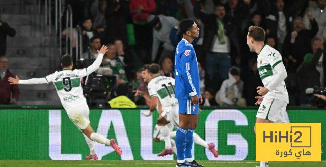أسوأ لاعب في ريال مدريد أمام إلتشي