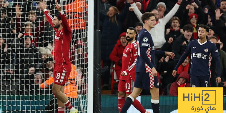 ليفربول يدرك التعادل امام ايندهوفن